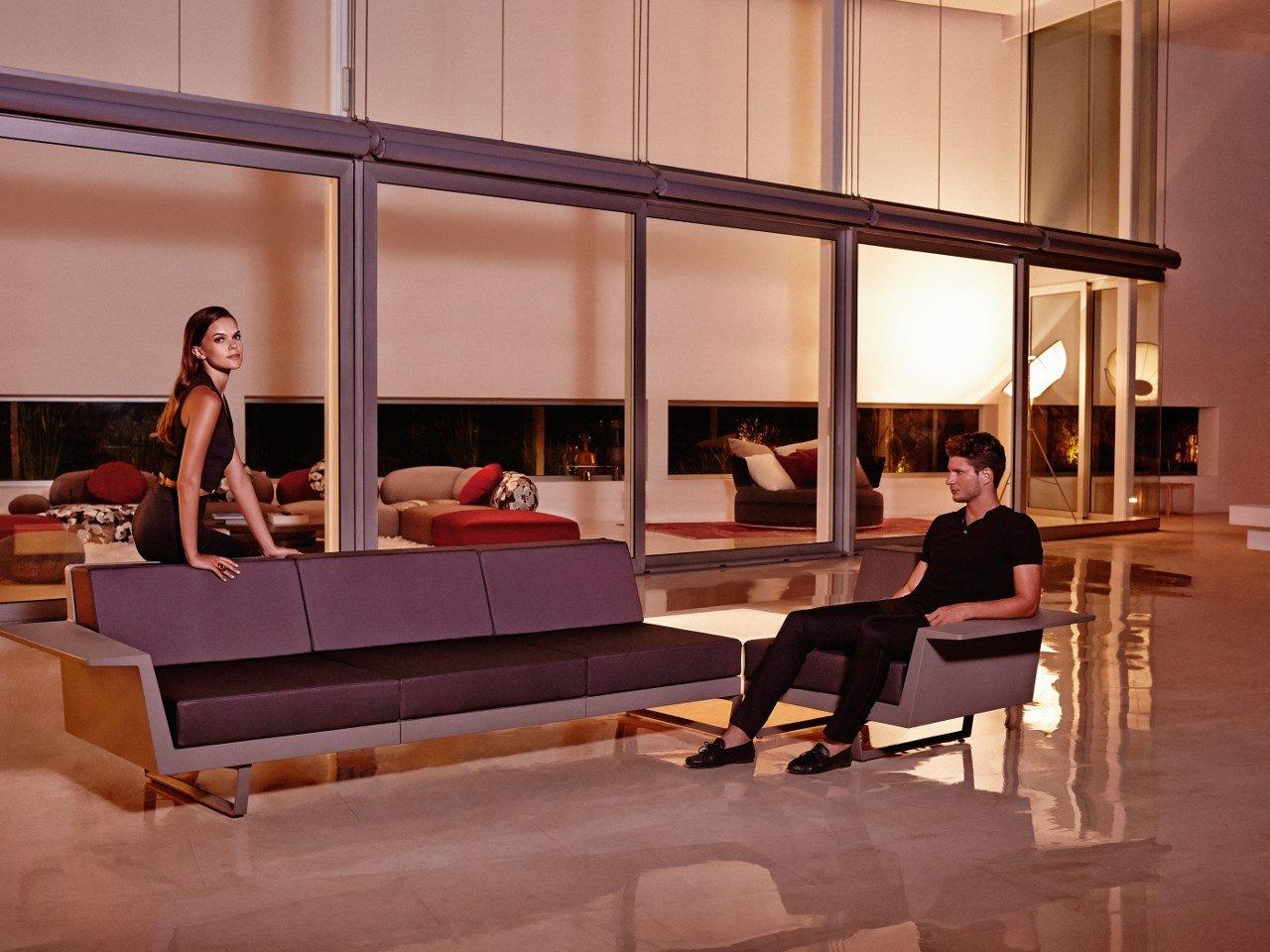 Modular garden sofa | Delta by Vondom