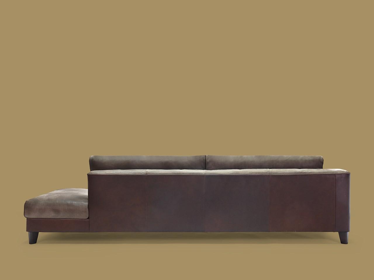 Modular leather sofa | Status Quo by Borzalino
