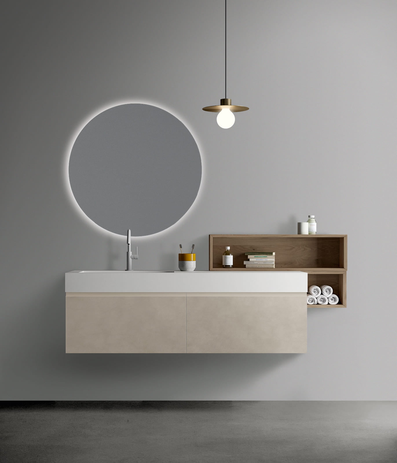 Melamine bathroom | Lapis by Birex