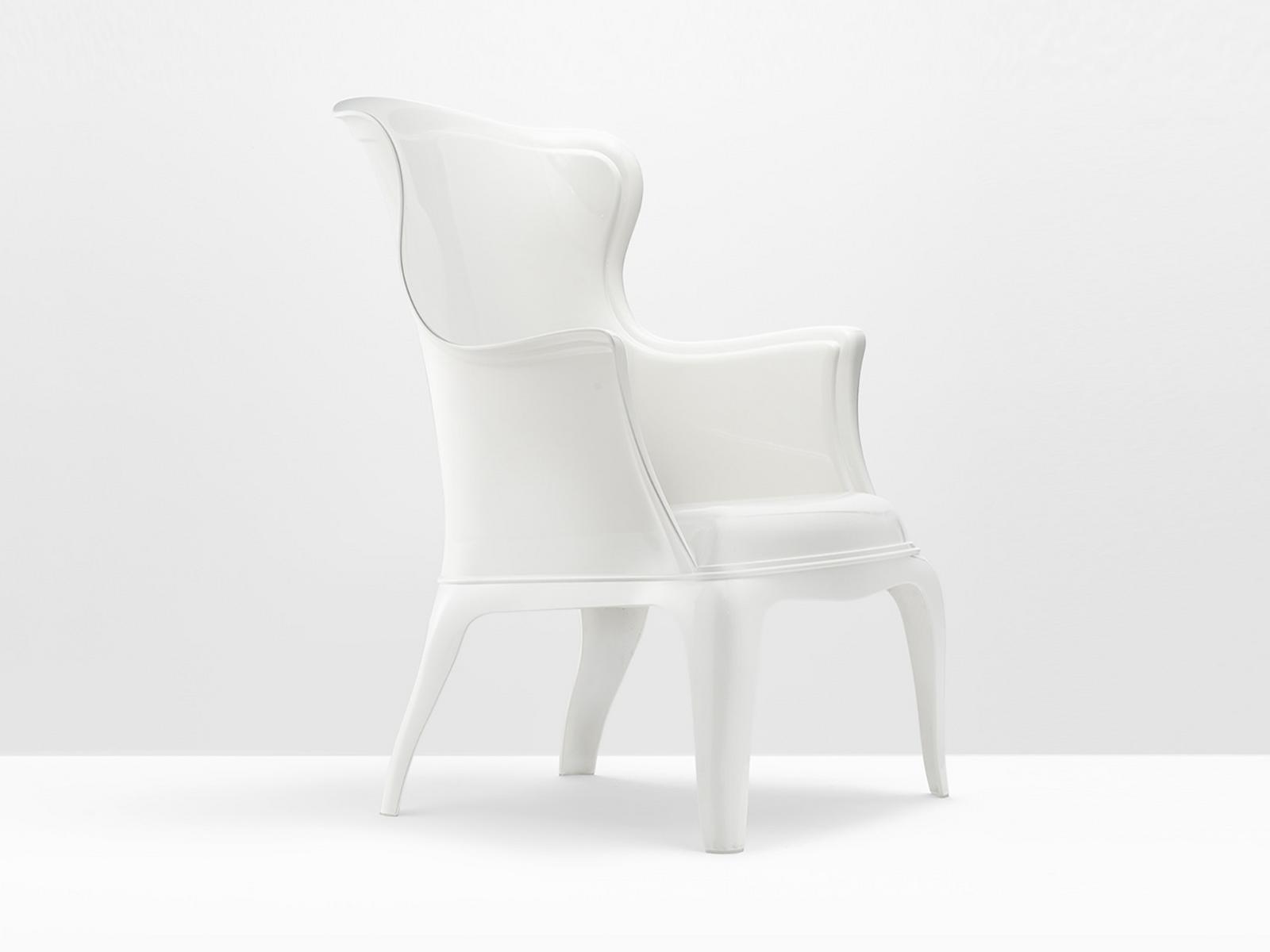 Polycarbonate armchair | Pasha 660 by Pedrali