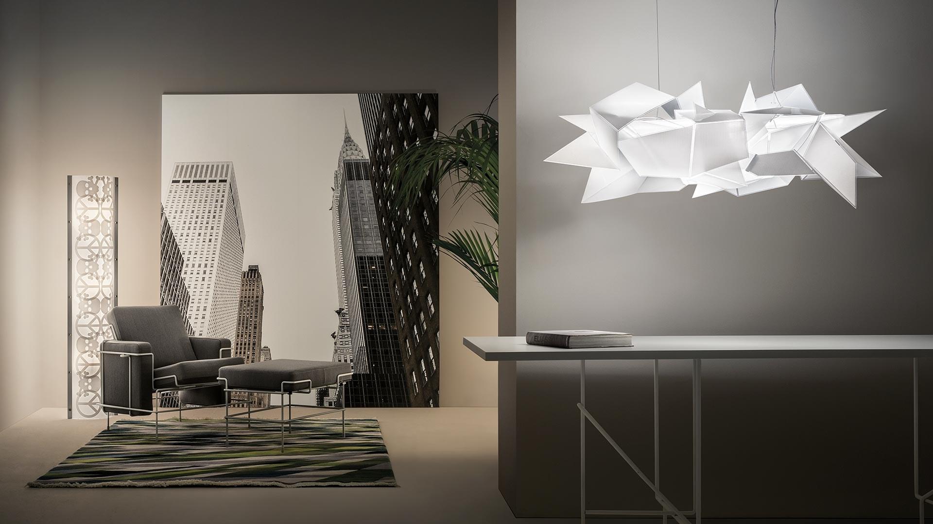 Cristalflex® and Opalflex® LED floor lamp with dimmer | The Lightning Archives by Slamp