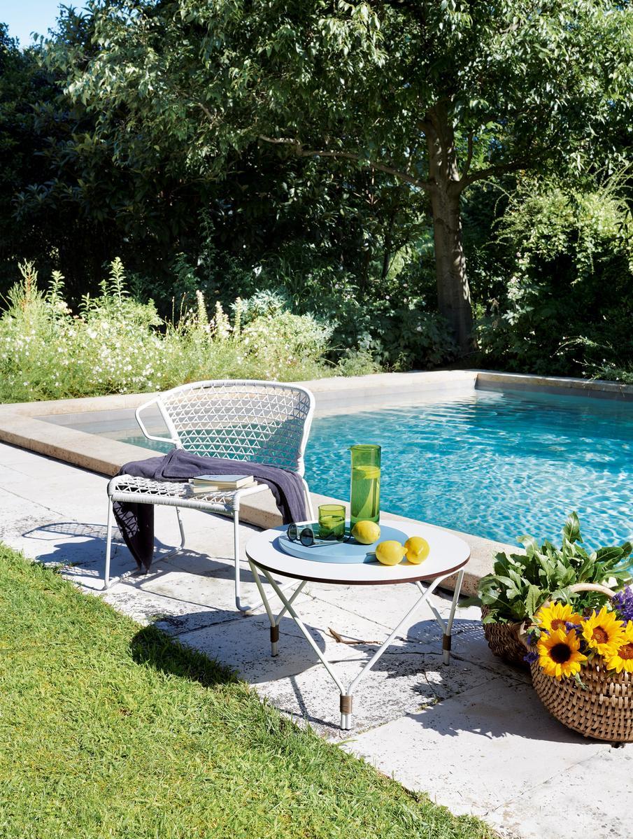 Garden armchair with armrests | Vela by Potocco