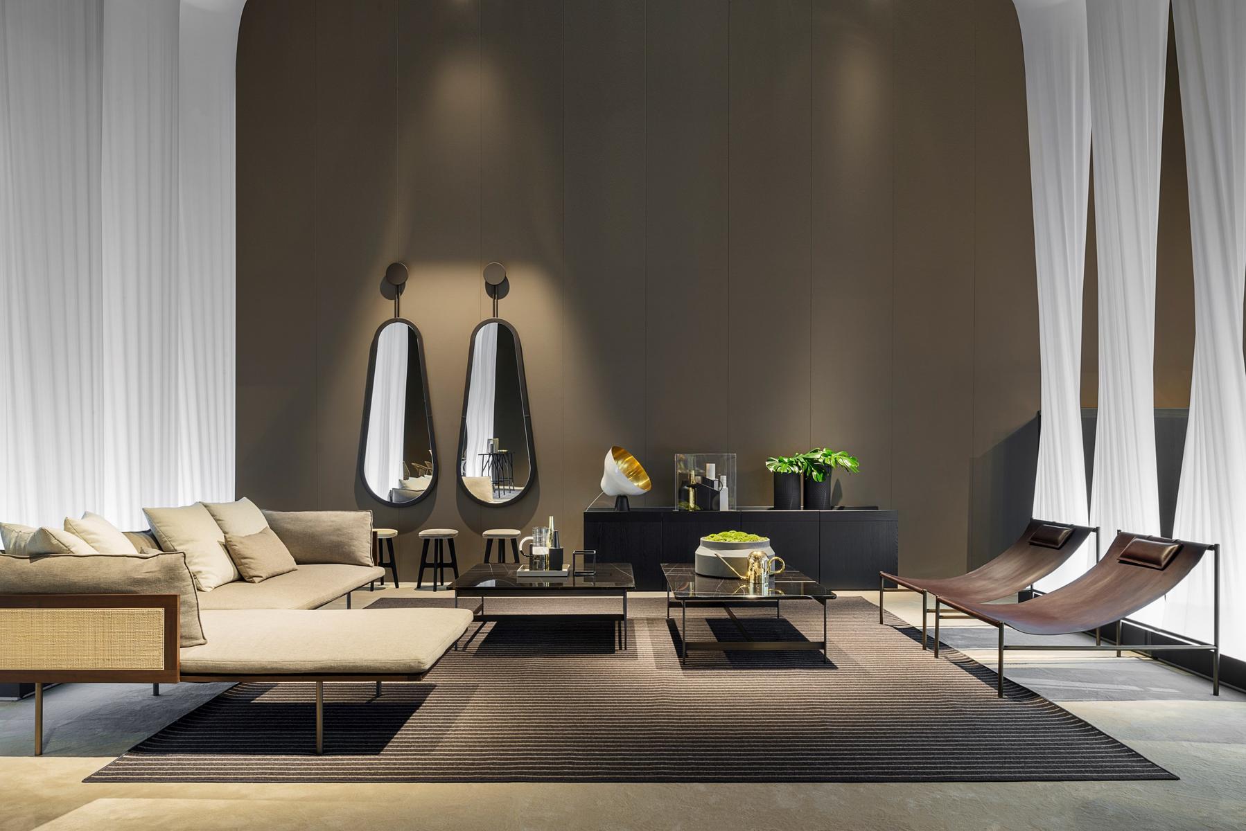 Wall-mounted framed mirror | Stilla by Potocco