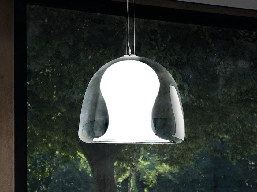 Blown glass pendant lamp | Naranza Sp by Vistosi