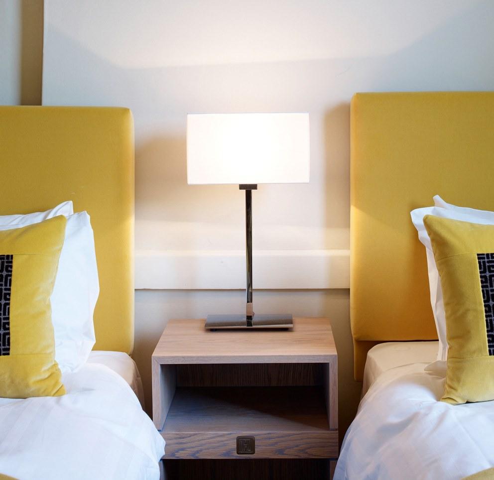 Table lamp in steel and fabric | Park Lane by Astro lighting