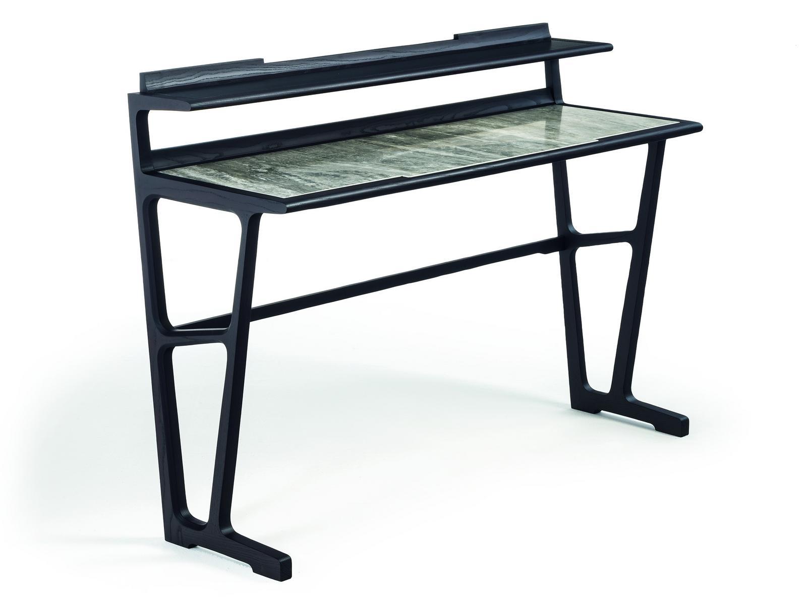 Rectangular console table with shelving | Archè by Frigerio