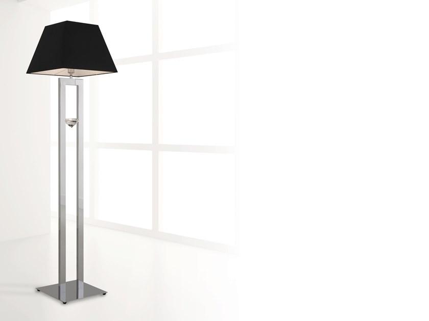 Metal floor lamp with crystals | Elements Of Love F1 by Ilfari