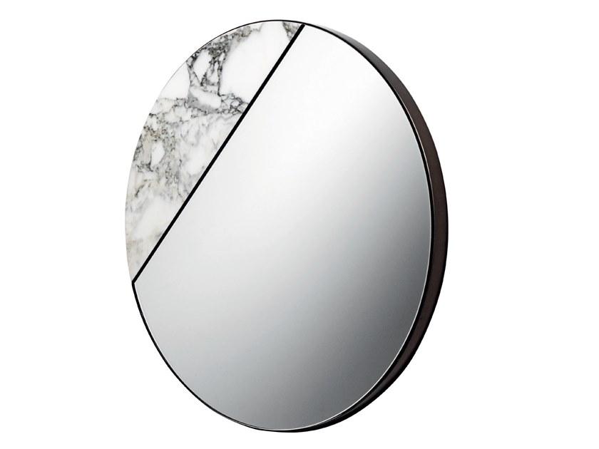Wall-mounted marble mirror | Tareg by Visionnair