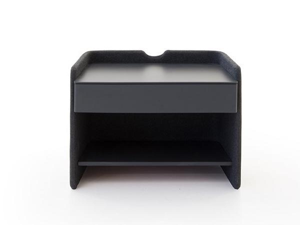 Rectangular wooden bedside table | Chloe by Pianca