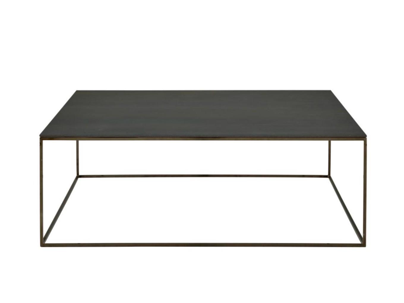 Low square porcelain stoneware coffee table | Space by Ligne Roset
