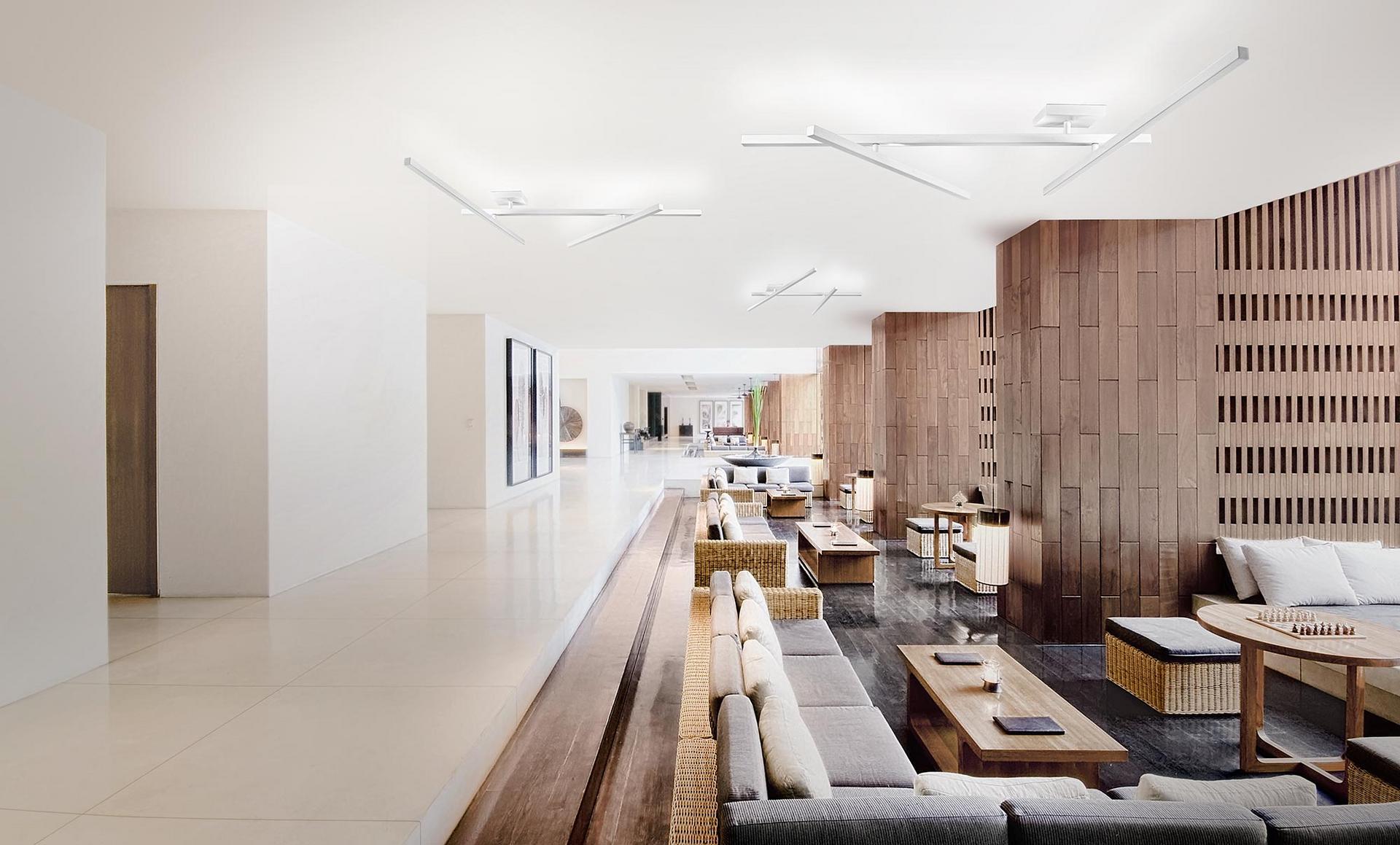 LED adjustable metal ceiling lamp | Carmen by Panzeri