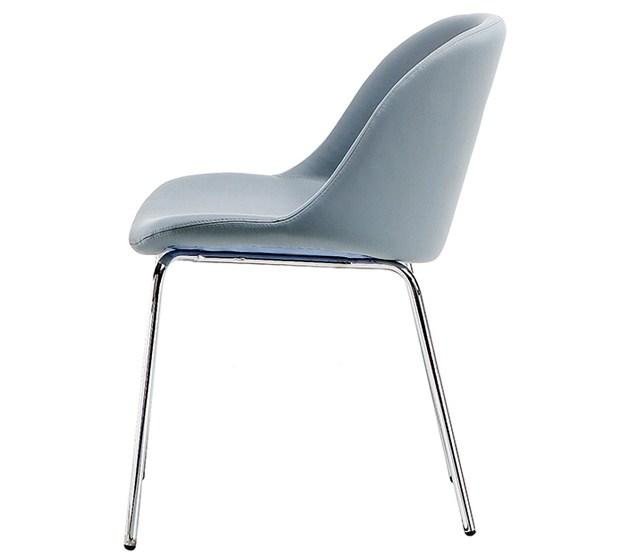 Upholstered metal restaurant chair | Sonny S-mt by Midj