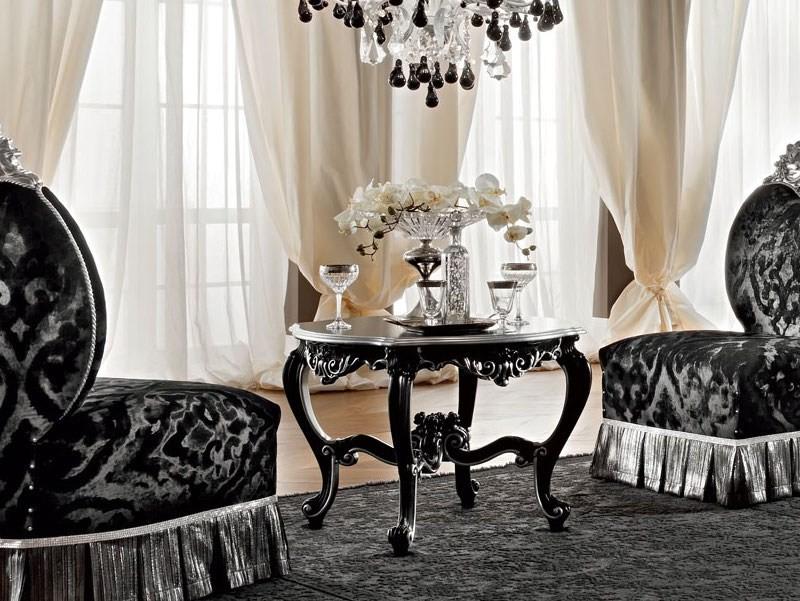 Low solid wood coffee table | 12626 by Modenese Gastone