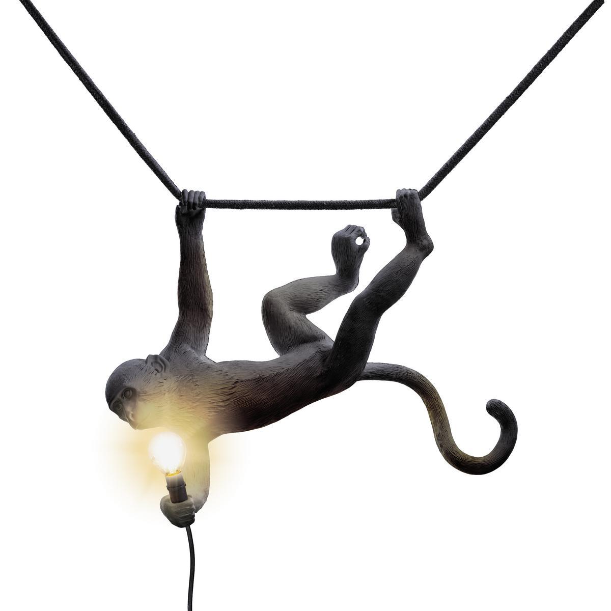 LED resin pendant lamp | The Monkey Lamp Swing by Seletti