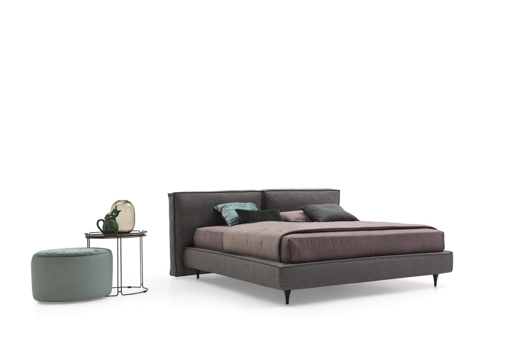 Fabric bed with upholstered headboard | Flann 2.0 by Ditre Italia