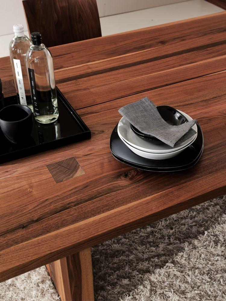 Rectangular solid wood table | Celerina by Riva 1920