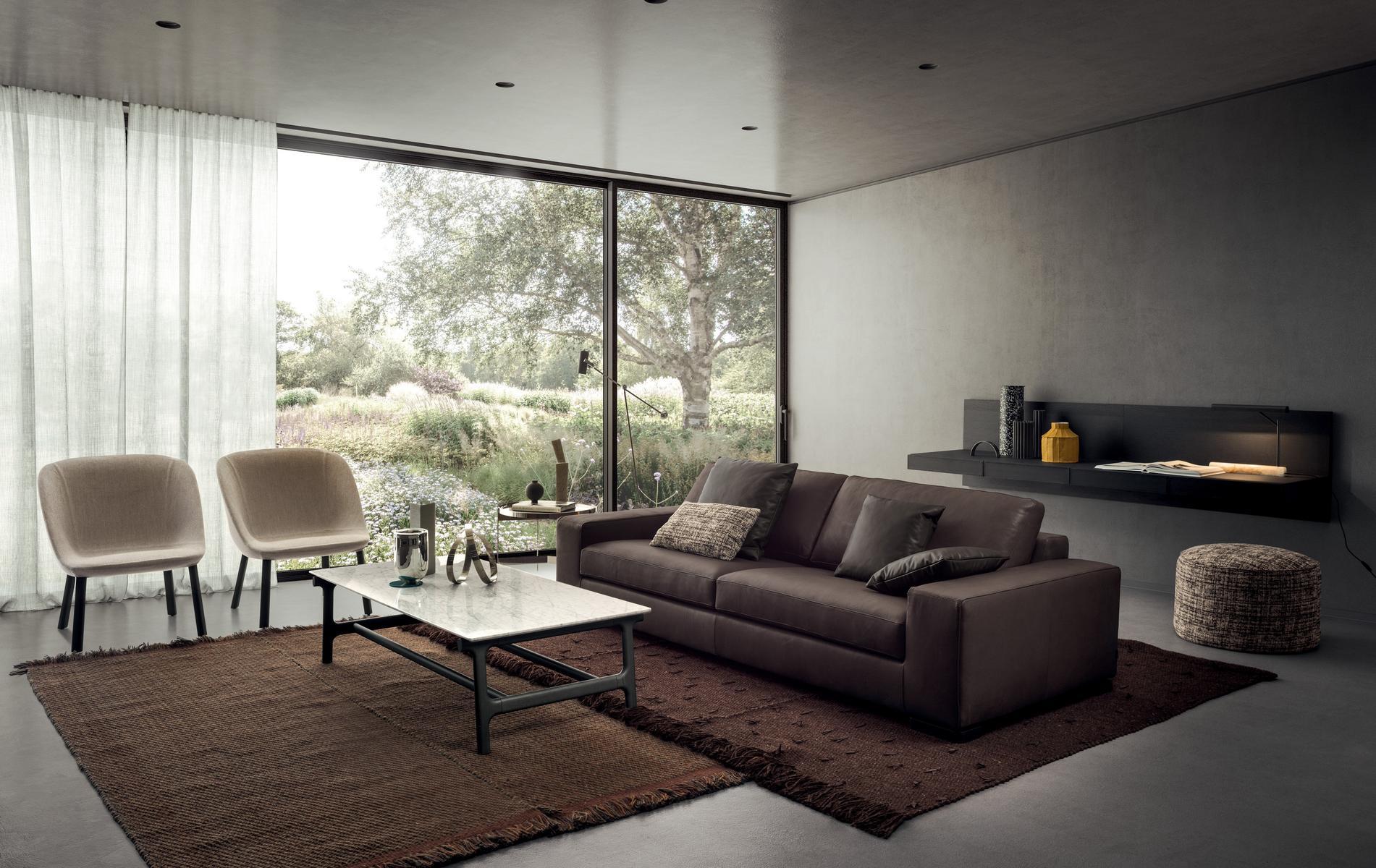 Modular fabric sofa | Meridiano by Pianca