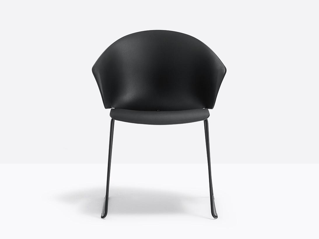 Sled base stackable polypropylene chair | Grace 411 by Pedrali