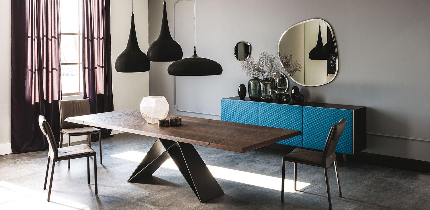 Rectangular veneer table | Premier Wood Drive by Cattelan Italia