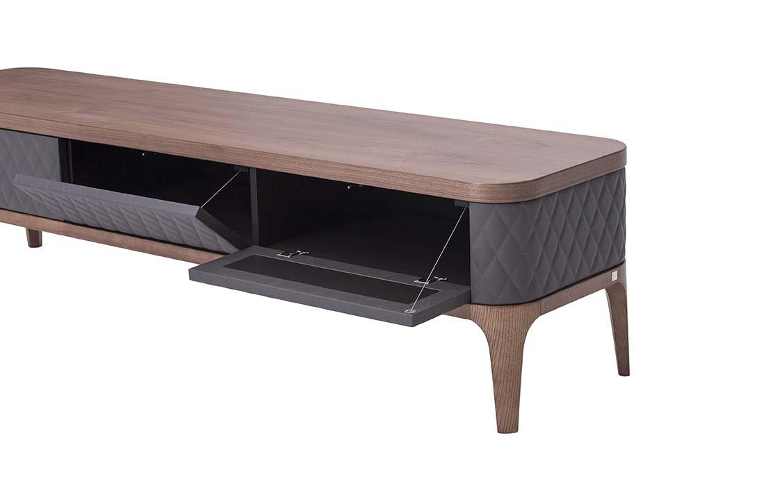 Wooden TV cabinet with flap doors | Tiffany by Tonin Casa