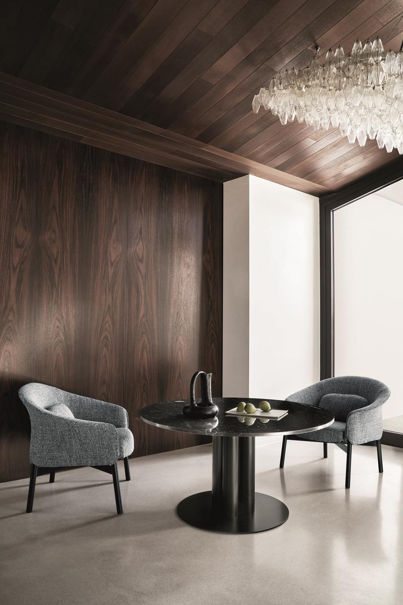 Round marble table | Goya by Arflex