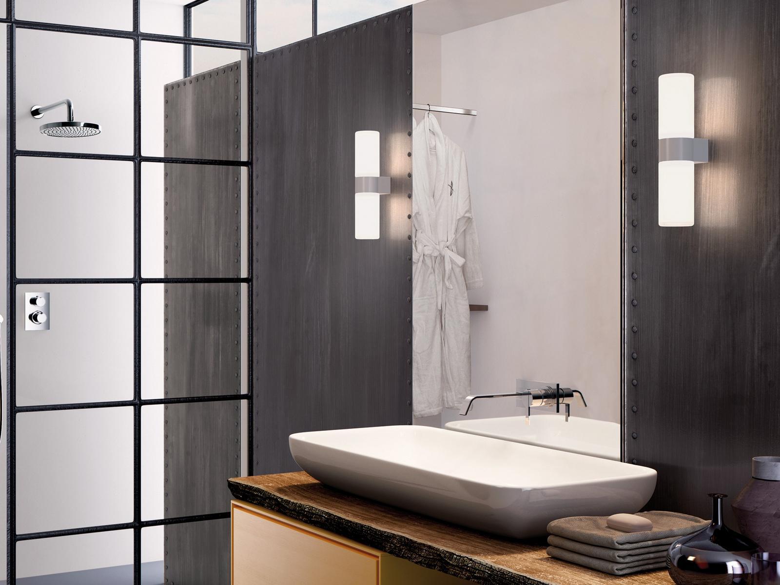 Etched glass wall lamp | Pastilla by Kundalini