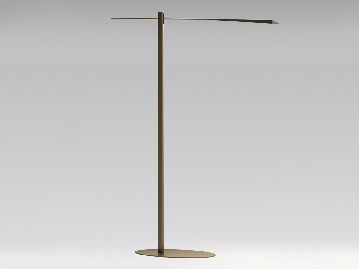 LED adjustable carbon floor lamp | Flamingo by Olev
