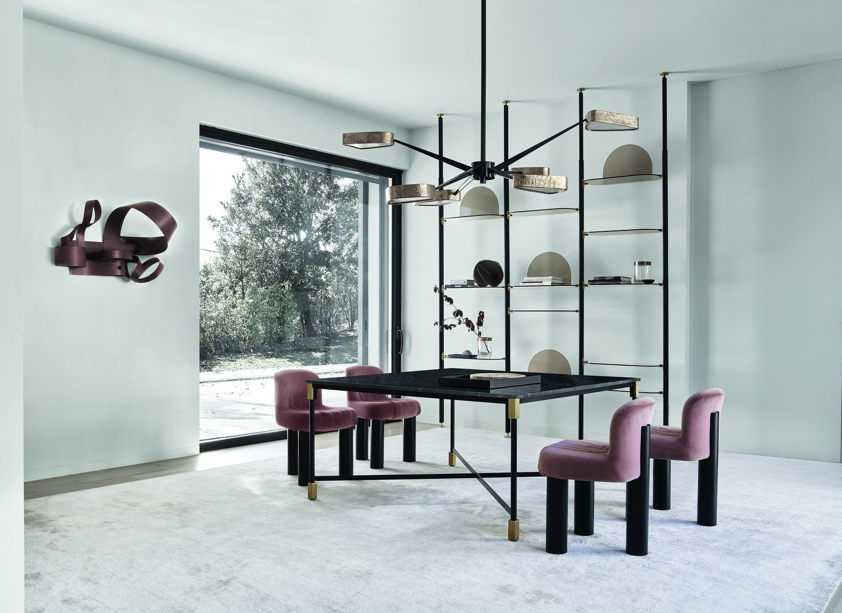 Upholstered fur easy chair | Botolo High by Arflex