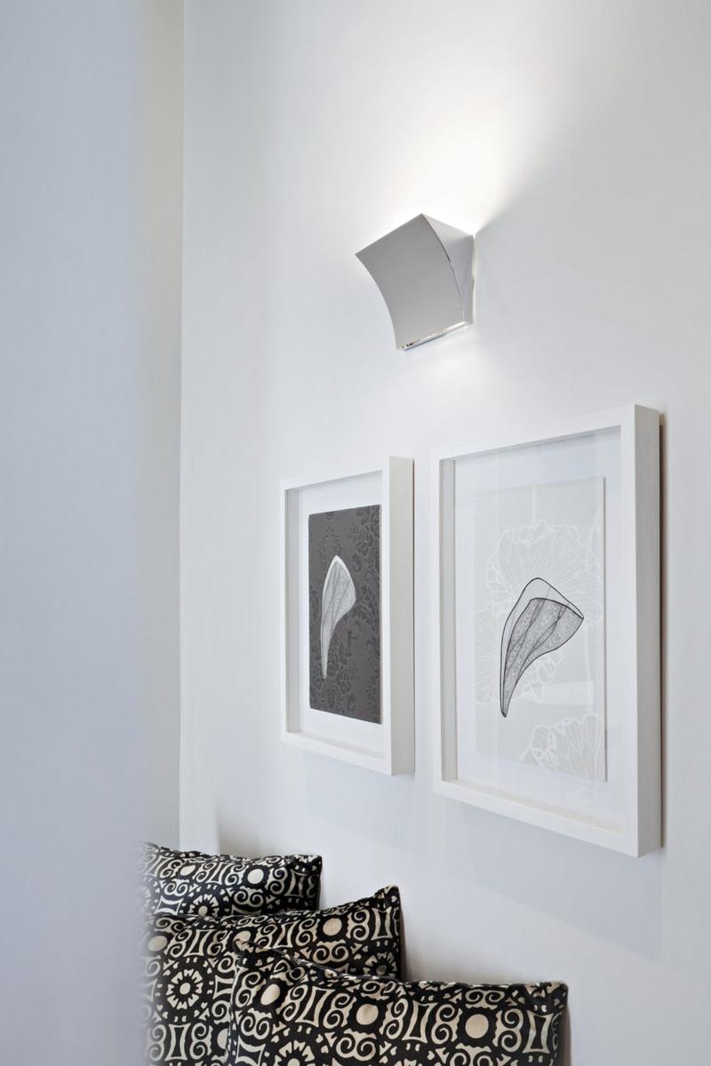 LED direct-indirect light wall lamp | Pochette Up/down by Flos