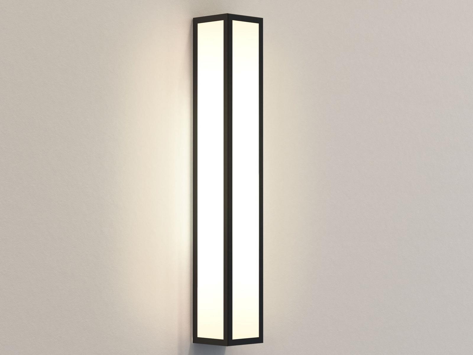 Glass and steel outdoor wall lamp | Salerno 520 by Astro lighting