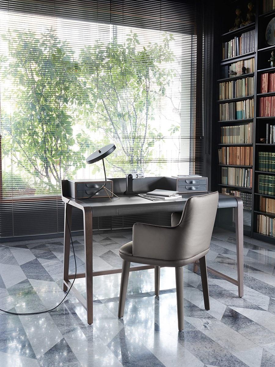 Beech secretary desk | Linus by Potocco