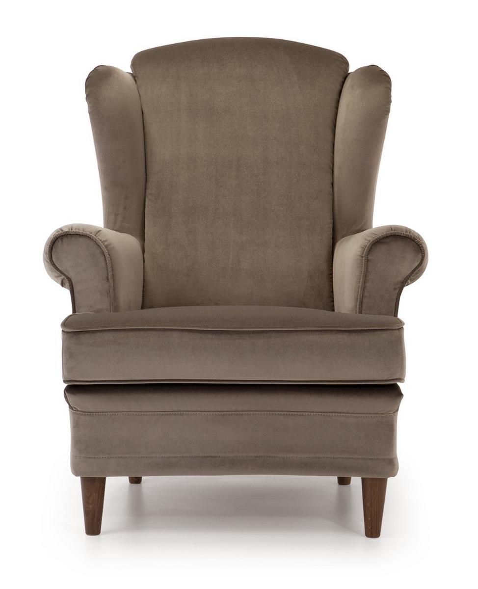 Upholstered fabric armchair with armrests | 202 by Domingo salotti