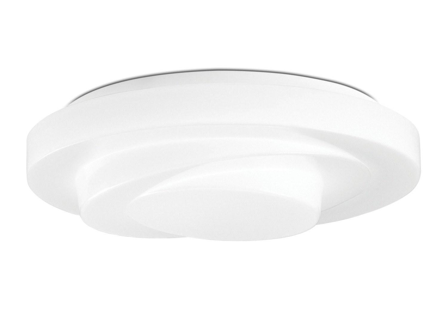 LED blown glass ceiling light | Loop-line Pl60 by Leucos