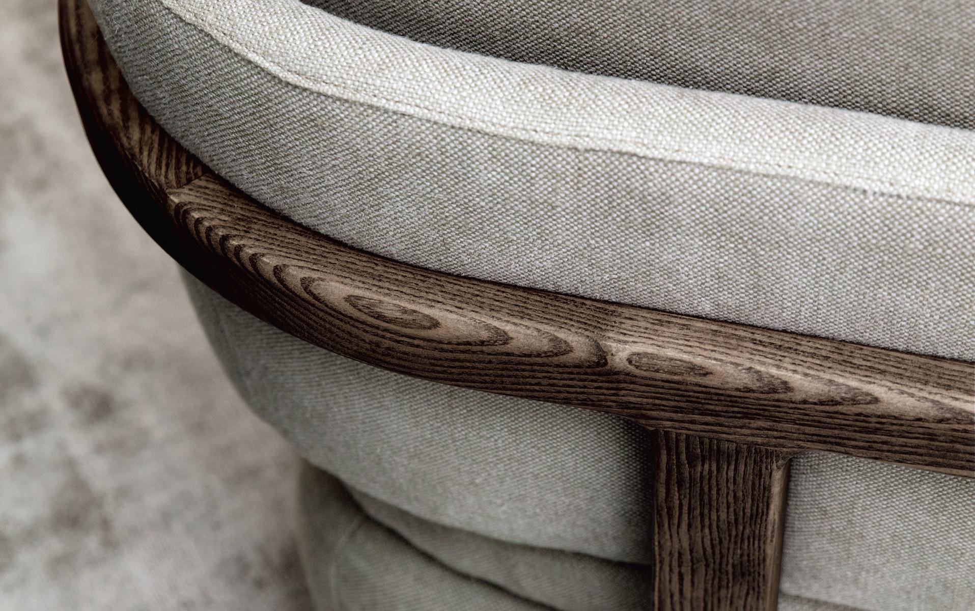 Fabric sofa with removable cover | Arena by Porada