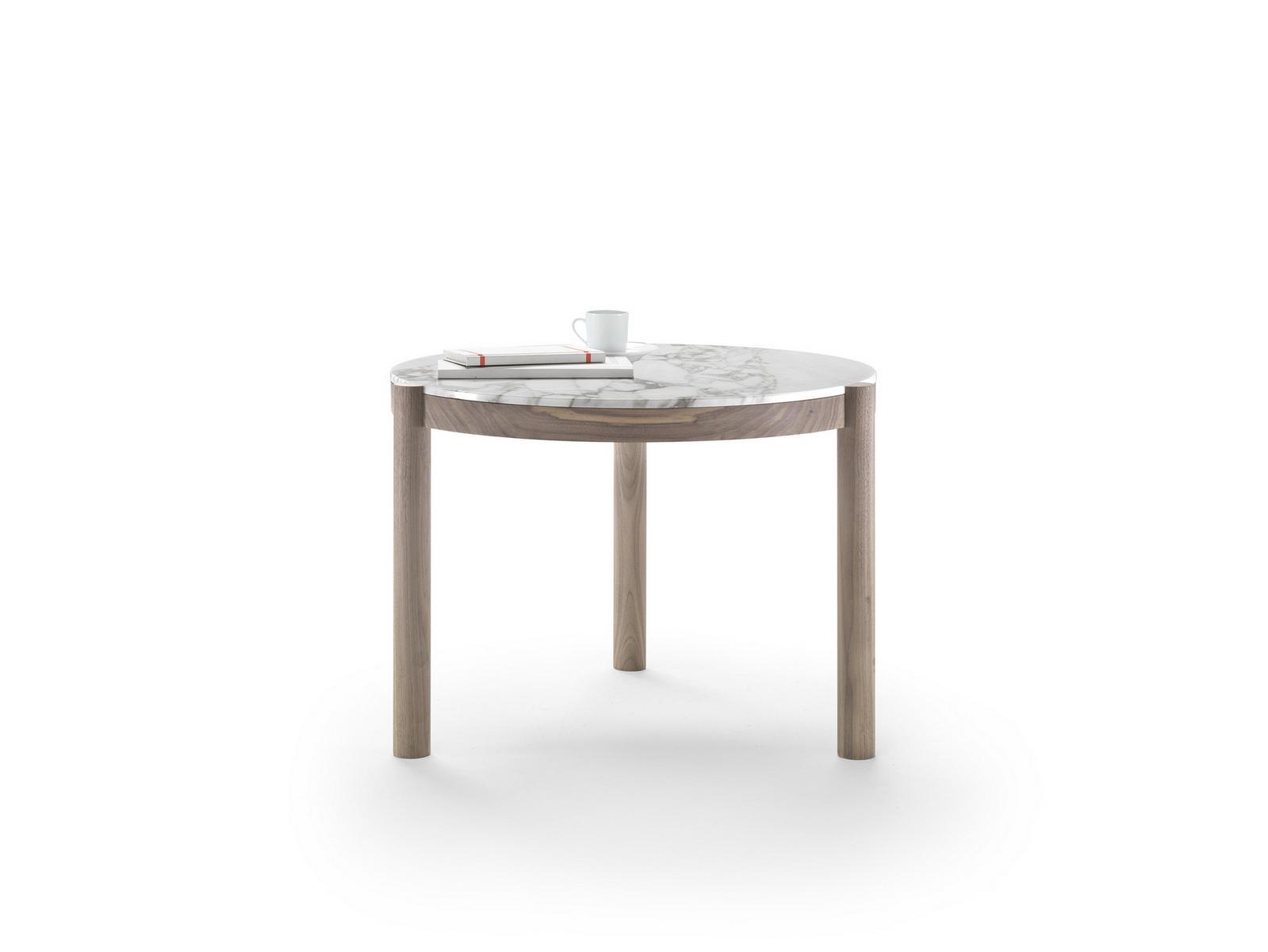 Round marble coffee table | Gustav by Flexform