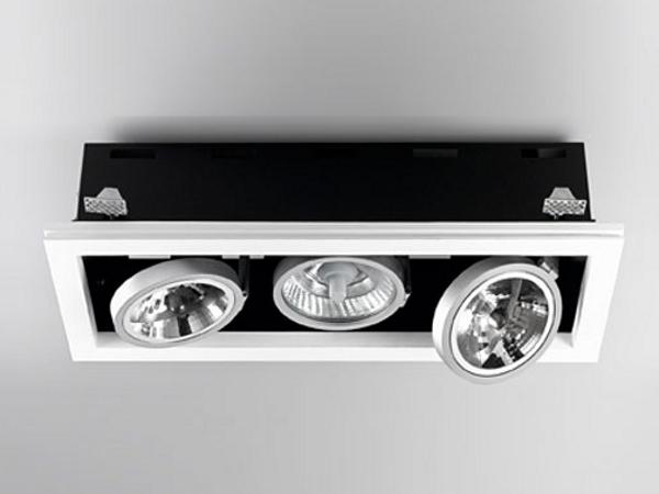 Multiple adjustable recessed spotlight | Xgq1034-3 by Panzeri
