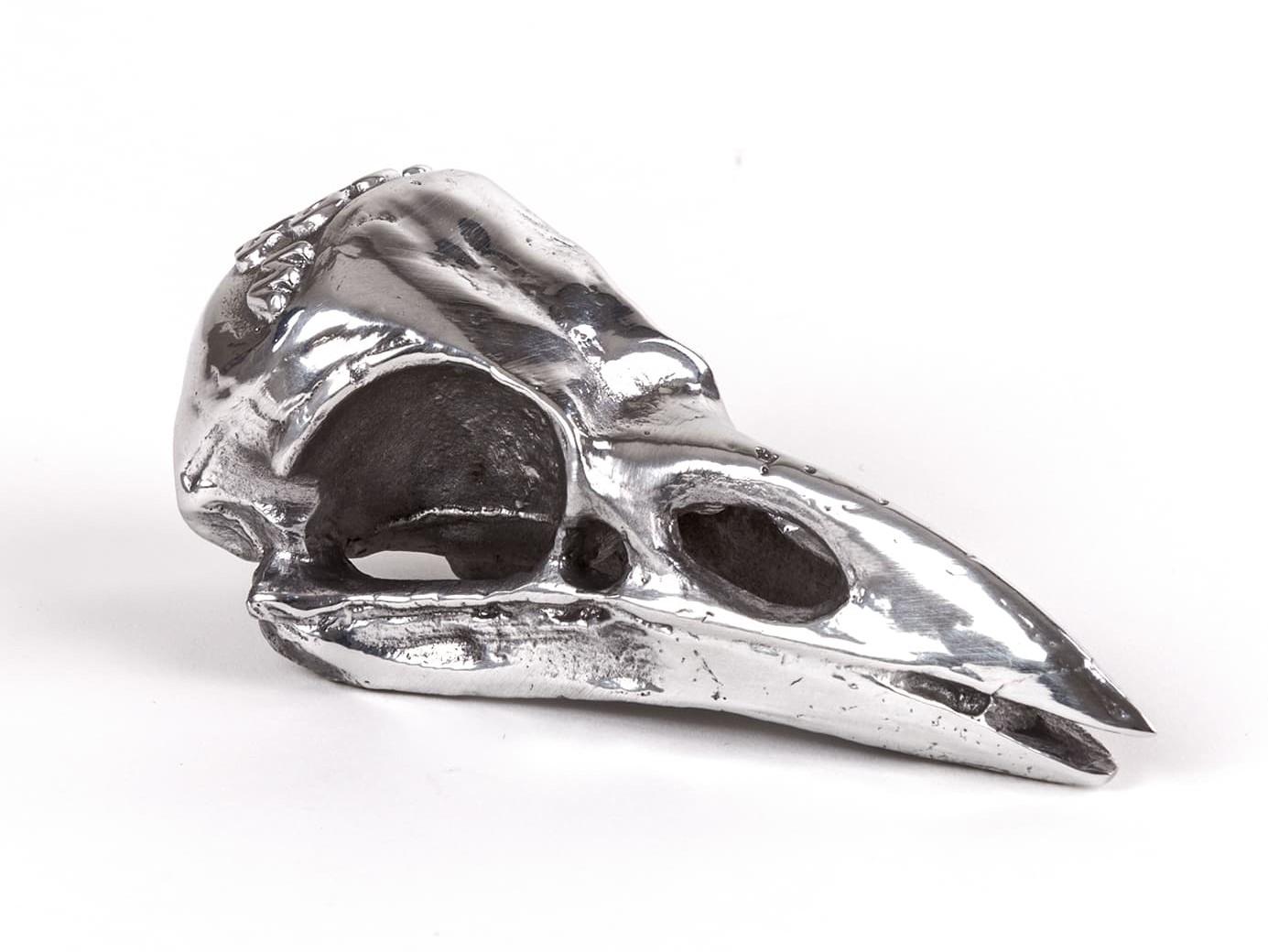 Aluminium decorative object | Bird Skull by Seletti