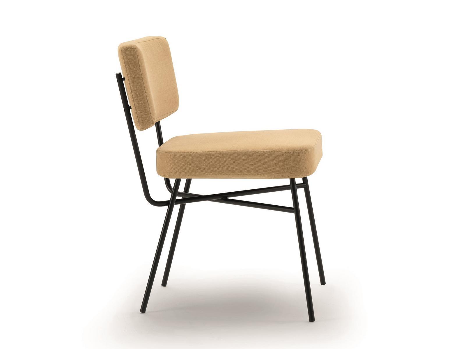 Upholstered fabric chair | Elettra by Arflex