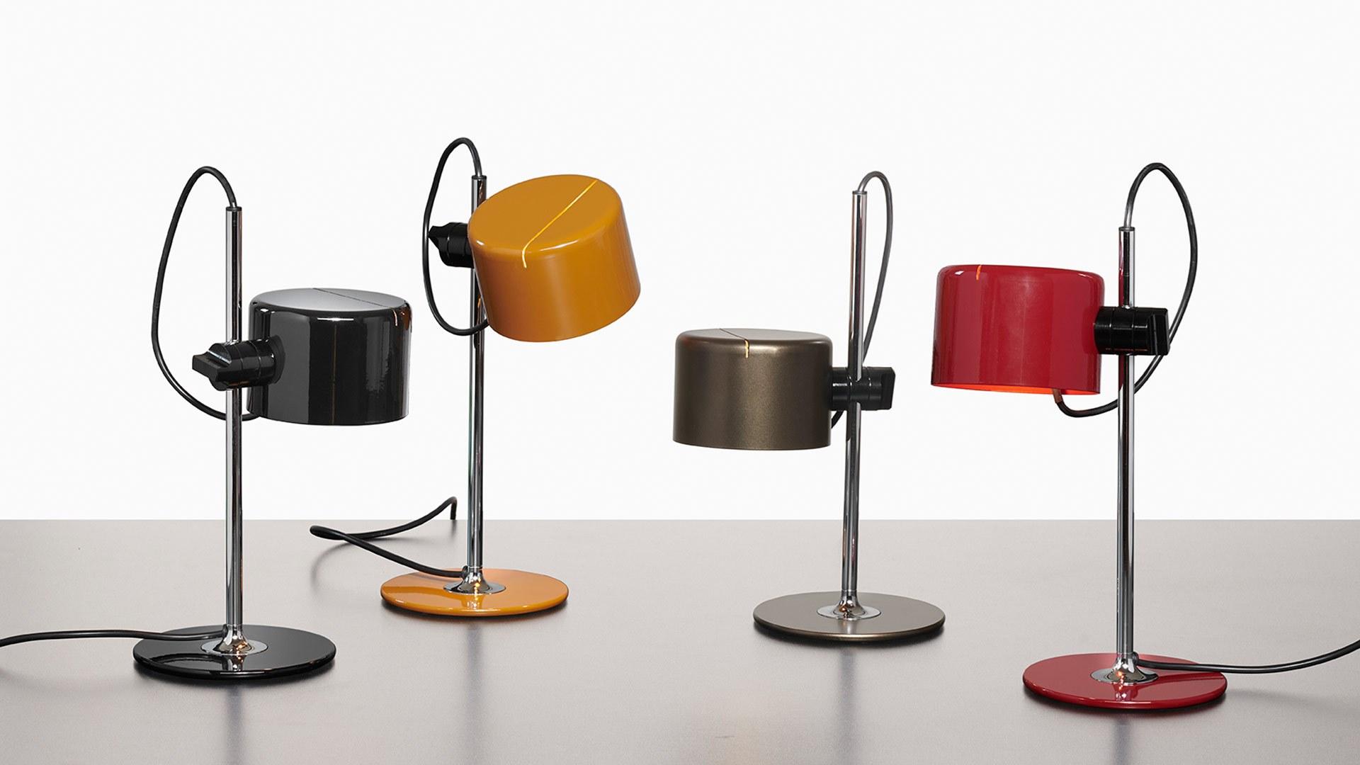 LED adjustable metal table lamp | Mini Coupé by Oluce