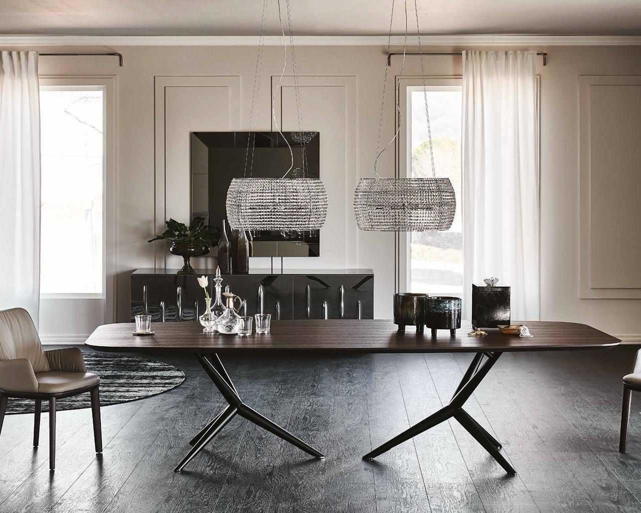Oval metal table | Atlantis by Cattelan Italia