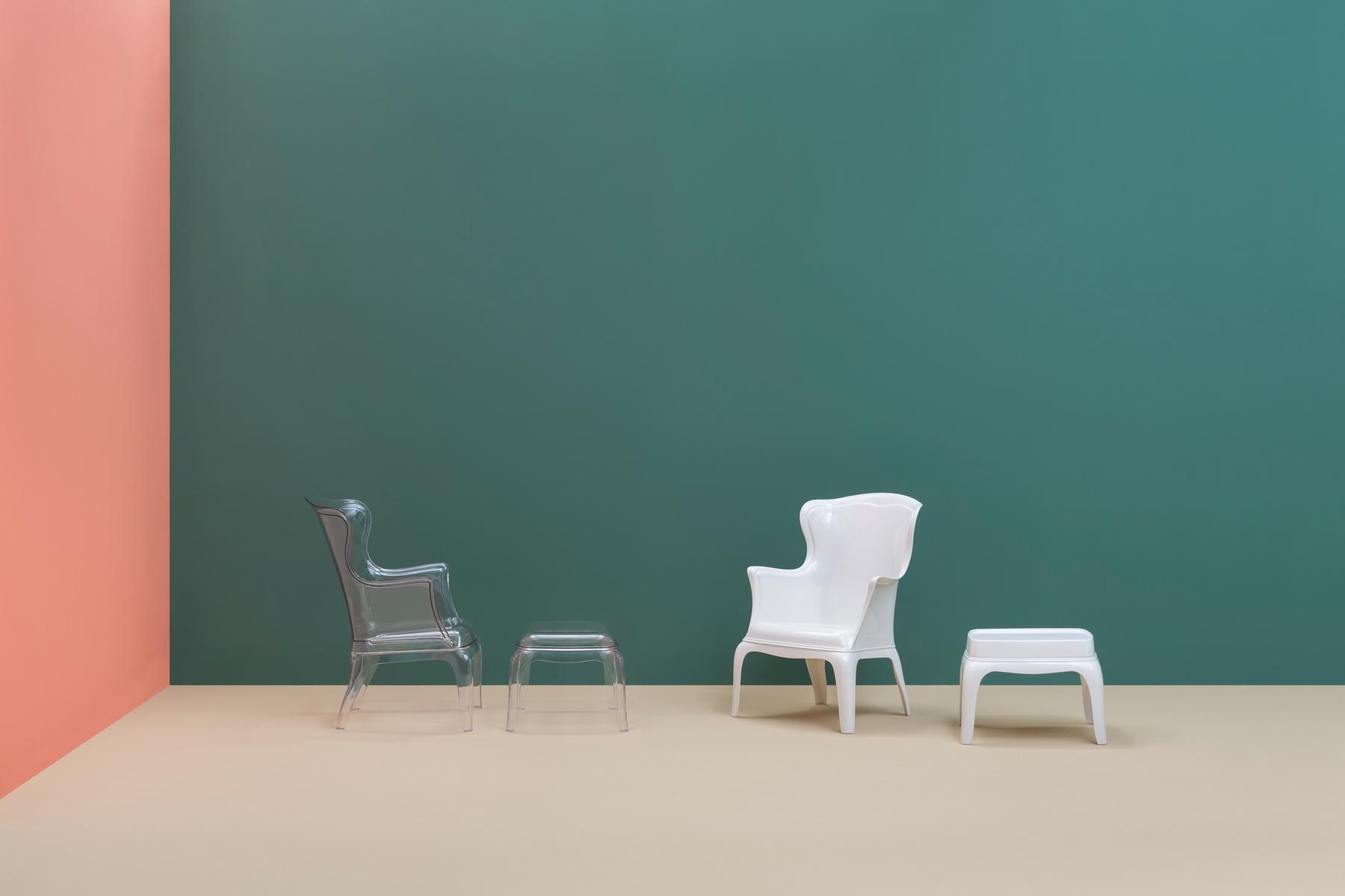 Polycarbonate armchair | Pasha 660 by Pedrali