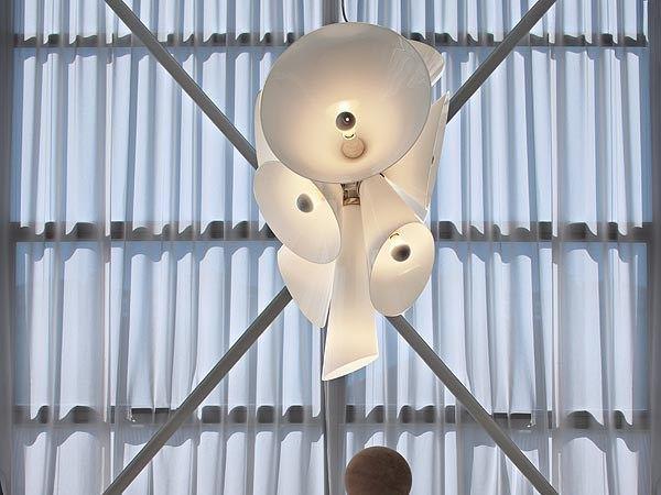 Die cast aluminium pendant lamp | Nebula by Flos