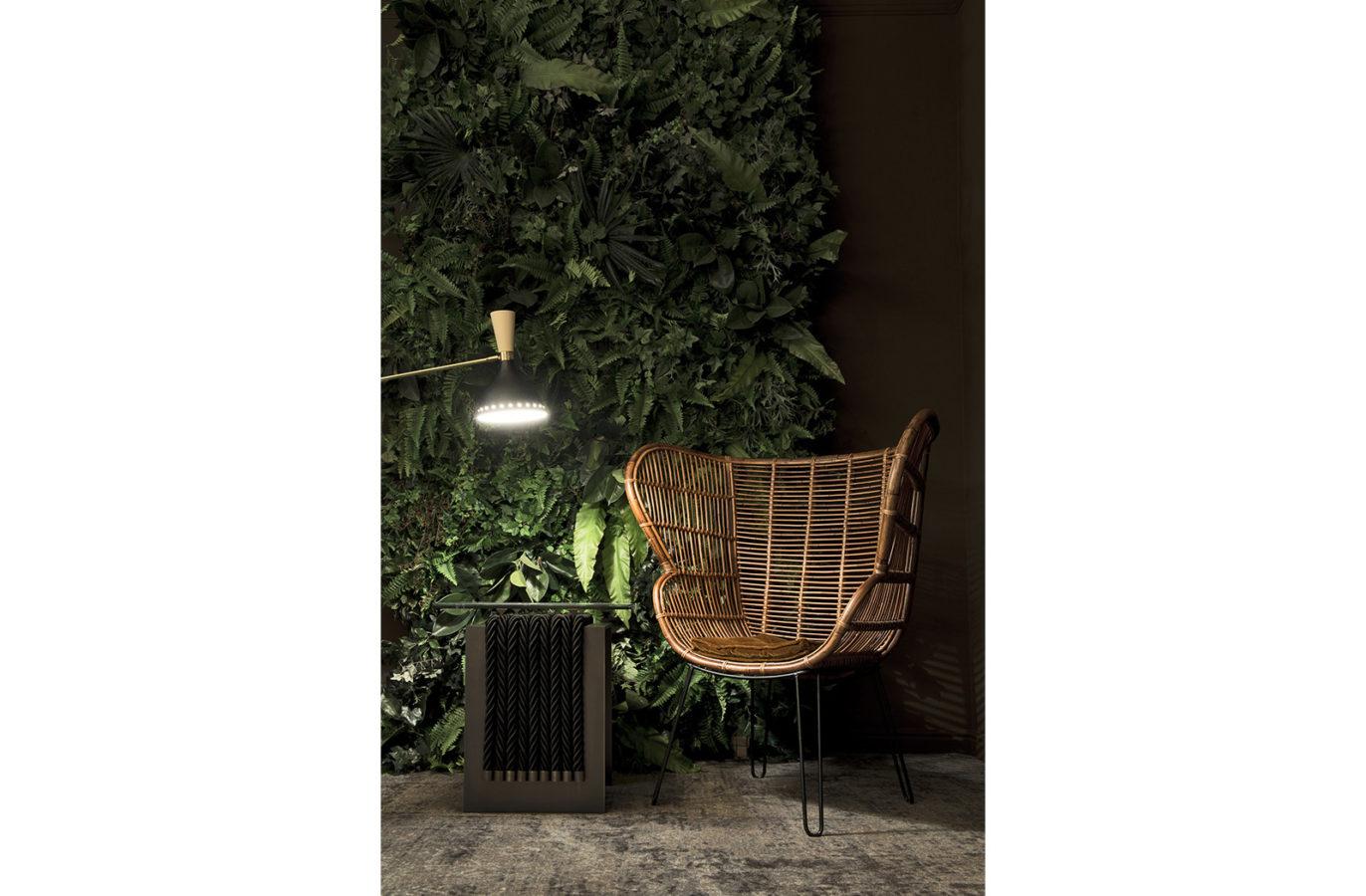 Rattan easy chair high-back | Macbeth by Gianfranco Ferre Home