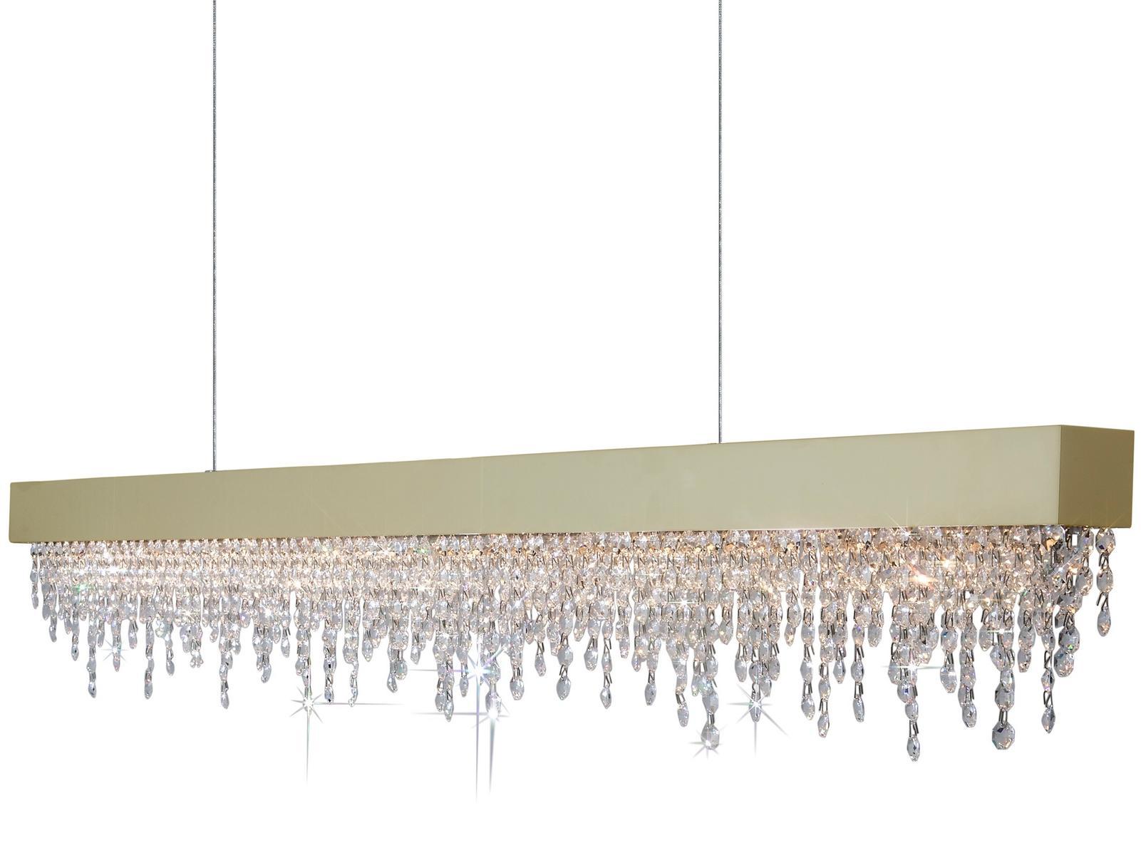 Direct light metal pendant lamp with Swarovski® Crystals | Frozen Eyes Hxl Cxl by Ilfari