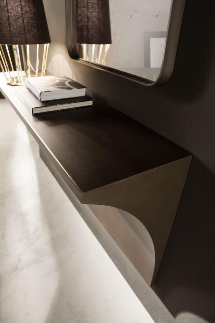 Rectangular iron console table | Tropea by Cantori