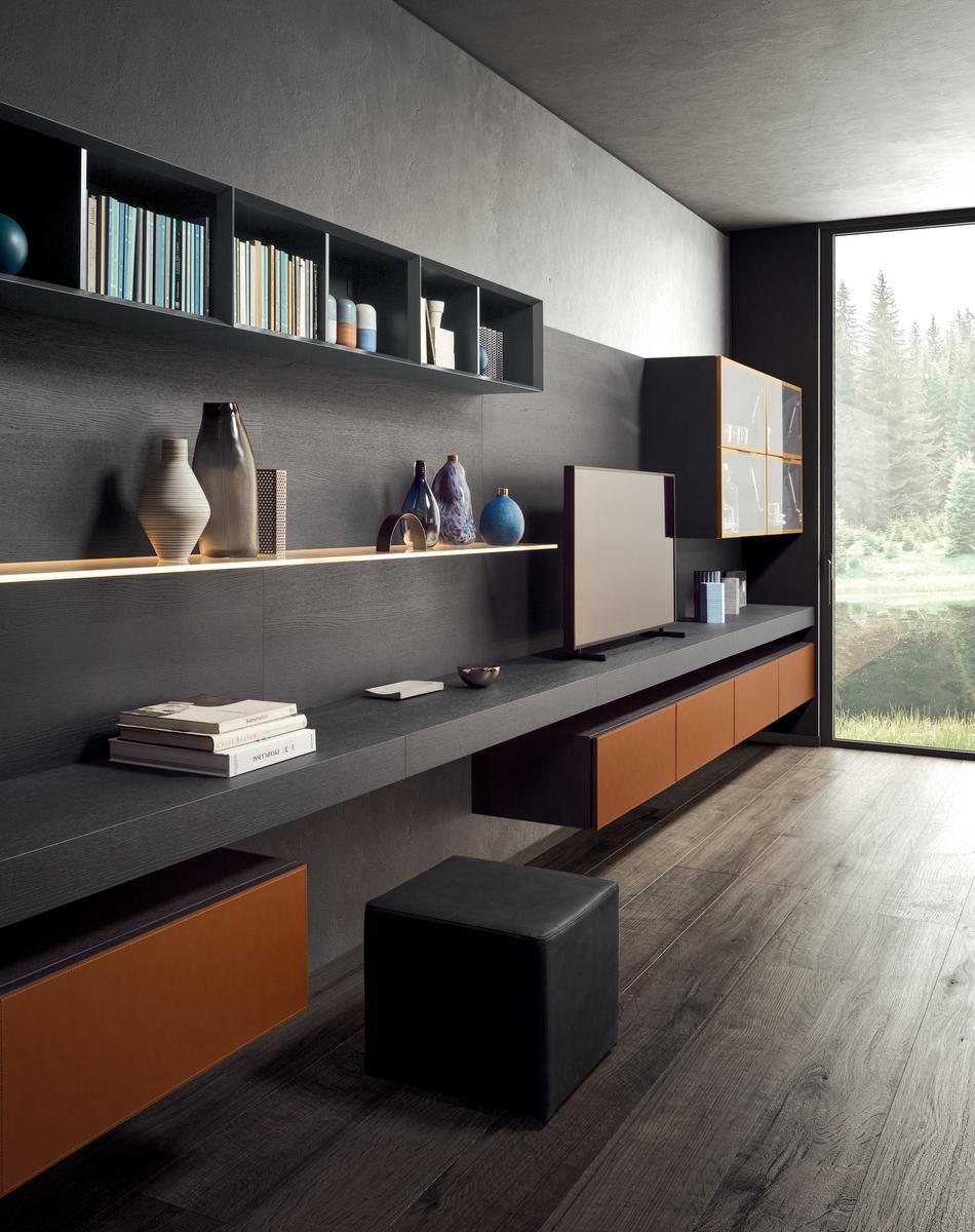 Upholstered square pouf | Cubo by Pianca