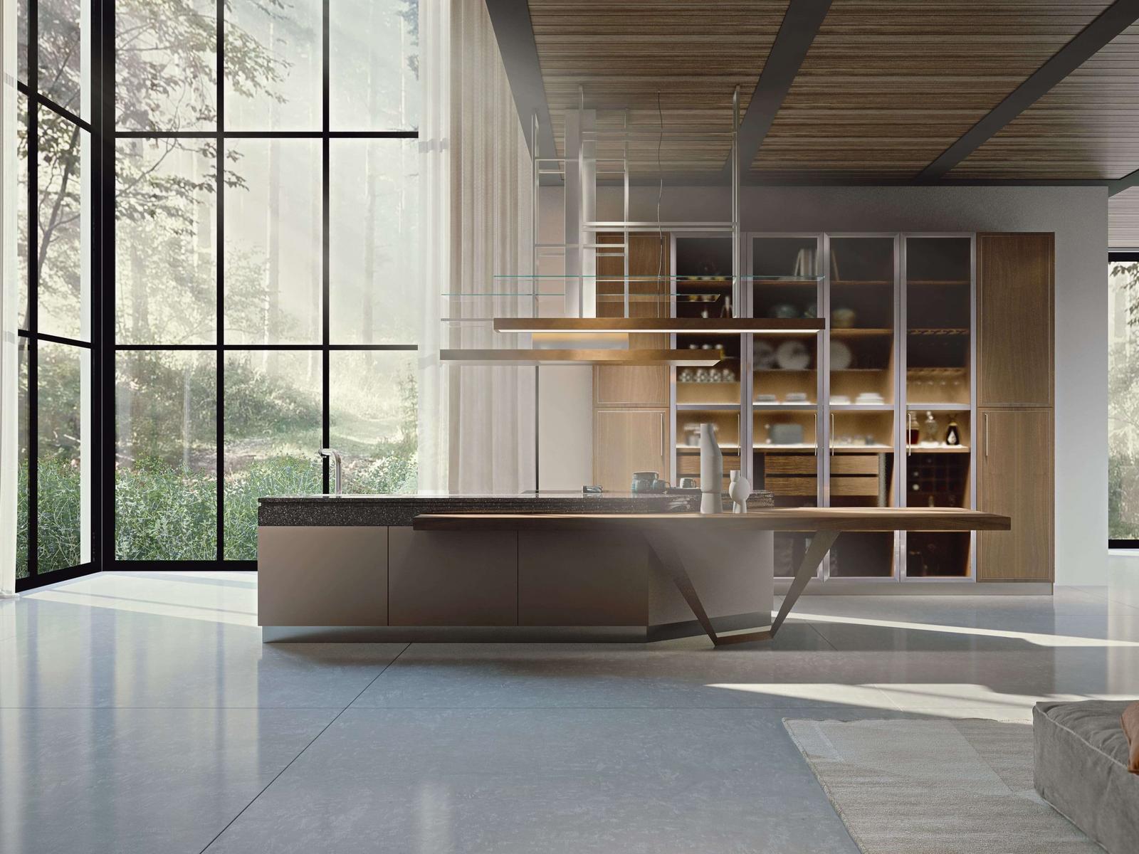 Custom kitchen with island Martini interiors Essenza Supernatural Original