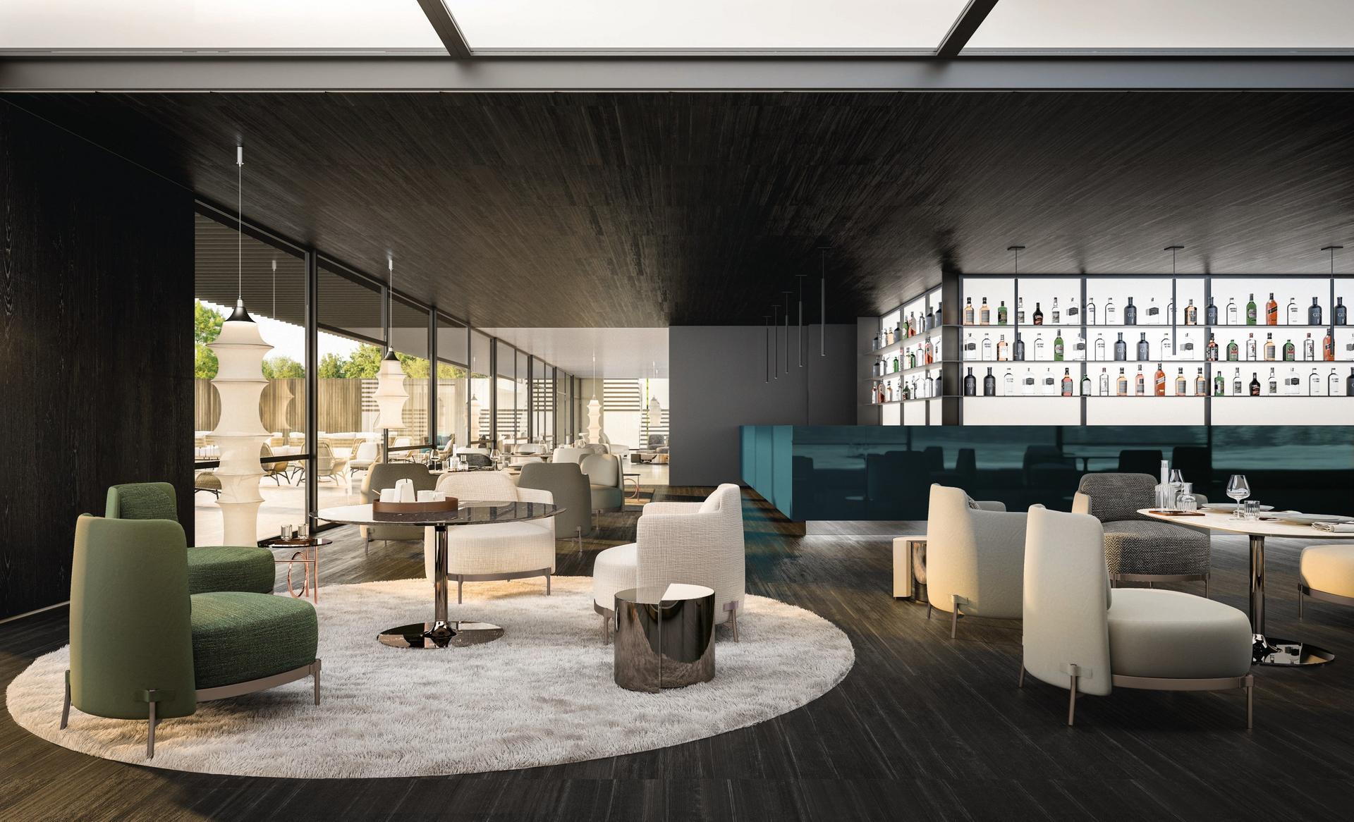 Bergere armchair | Tape by Minotti