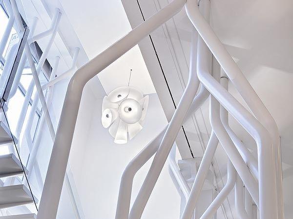 Die cast aluminium pendant lamp | Nebula by Flos