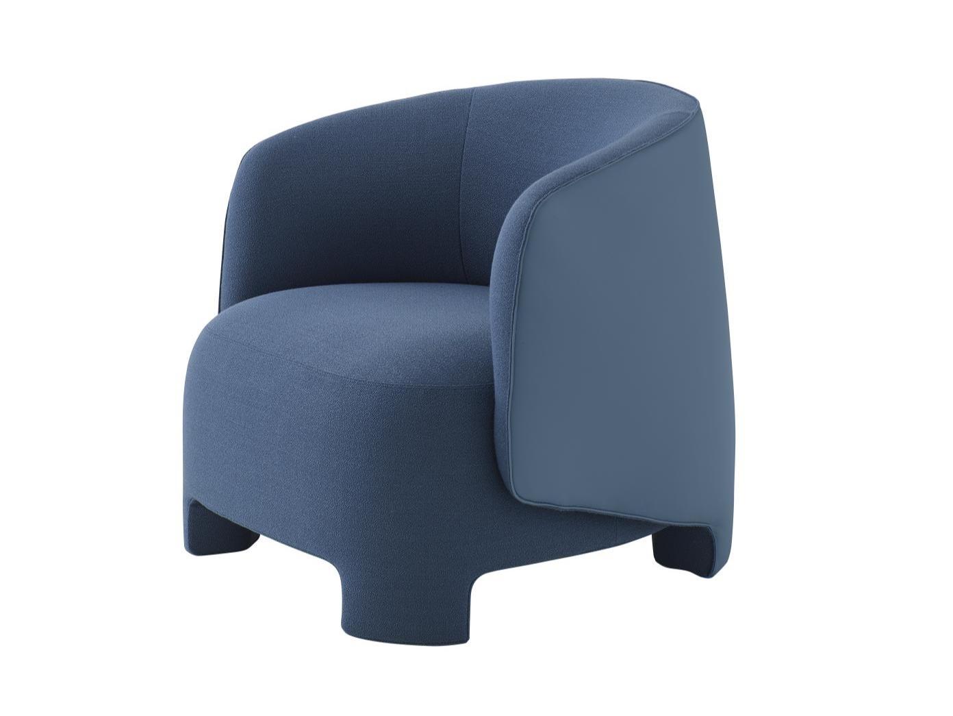 Fabric easy chair with armrests | Taru by Ligne Roset